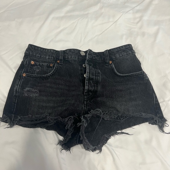 Black denim jean shorts 🖤 - Picture 1 of 2